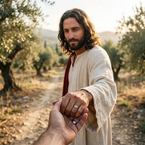 Jesus Christ Holding My Hand - A Divine Connection