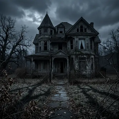 Eerie Haunted House: Mystery and Fear | Spine-chilling Ambiance