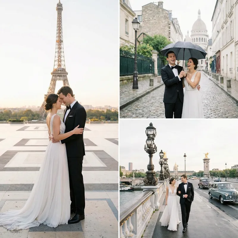 Stunning Wedding Photos in Paris