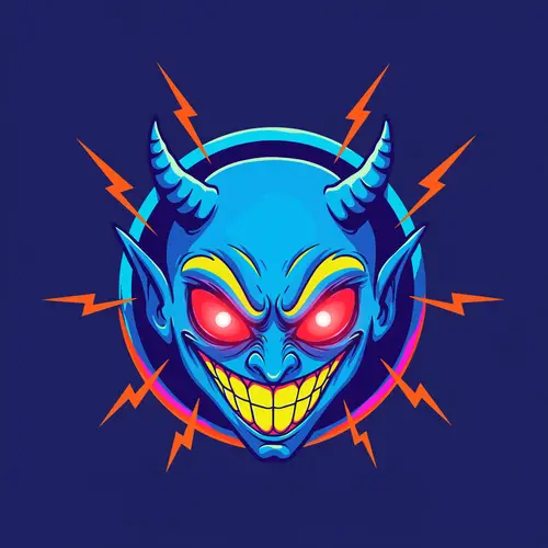 Creepy Demons Rock Band Logo Design