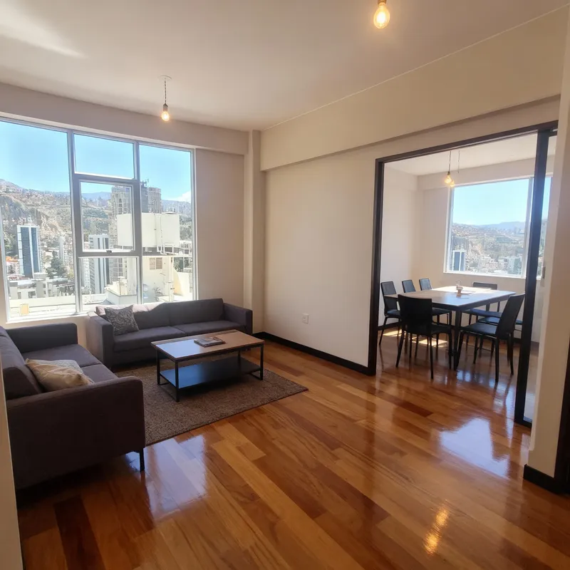 Small Living Room and Dining Room Furniture Design