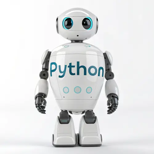 Python Language Robot Background Image