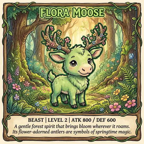 Adorable Baby Moose Pokémon Design