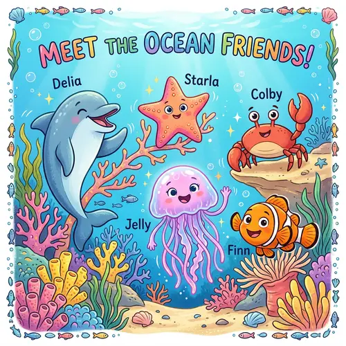 Meet the Ocean Friends - Fun Sea Creatures