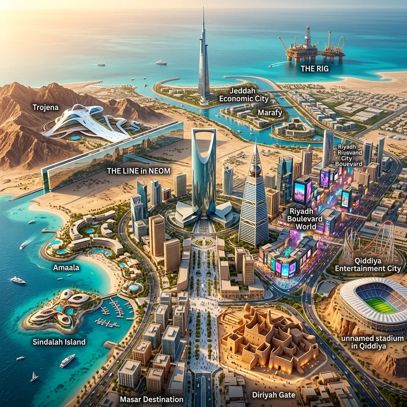 Architectural Marvels of Saudi Arabia | Jeddah, Riyadh, Neom & More