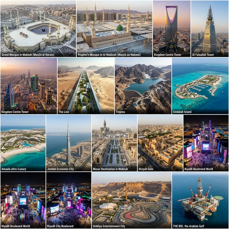 Saudi Arabia's Marvelous Architectural Wonders - Aerial Captures Saudi Arabia's Marvelous Architectural Wonders - Aerial Captures