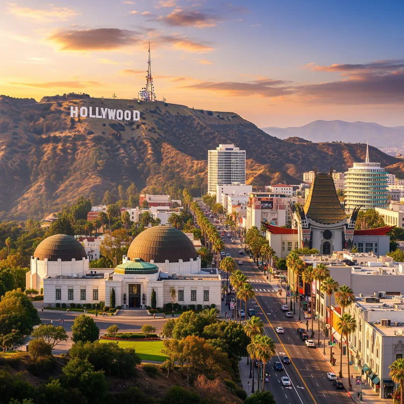Iconic Hollywood Landscape Art