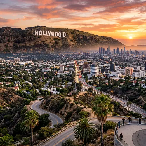 Iconic Hollywood Landscape Art