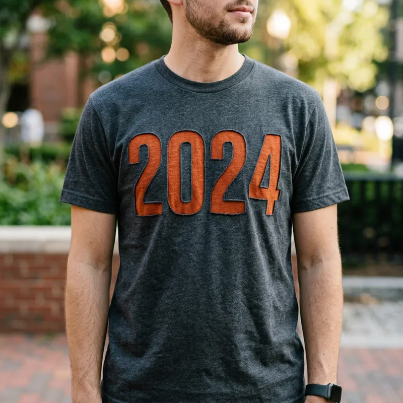 2024 Year Fabric-Cut T-Shirt Design - Creative and Unique