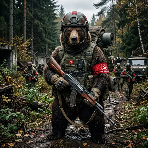 Military Bear in DayZ Red Fraction