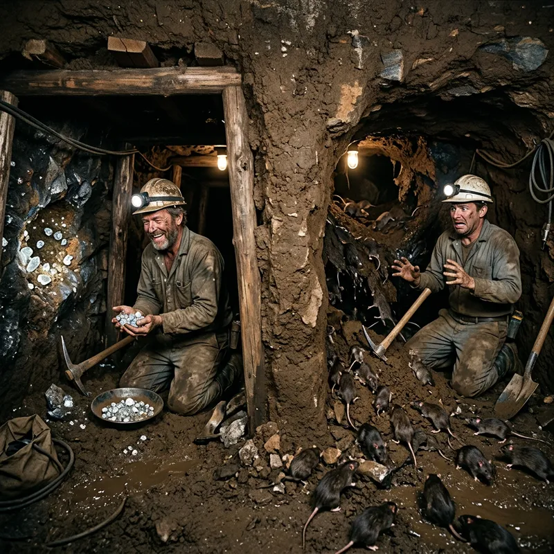 Diamonds vs Rats: A Tale of Two Tunnels