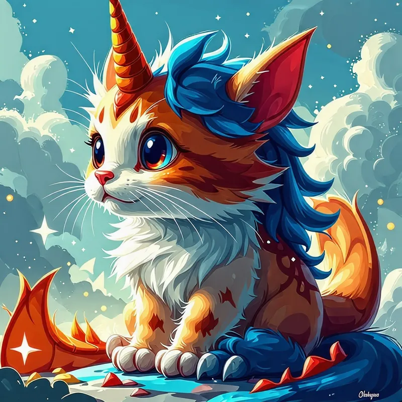 Masterpiece Best Quality Ultra-Detailed Solo Pokémon Cat Dragon Unicorn Masterpiece Best Quality Ultra-Detailed Solo Pokémon Cat Dragon Unicorn