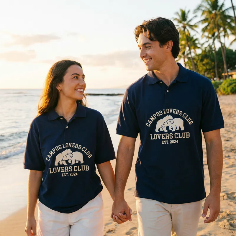 Stylish Couple Polos – Perfect Matching Outfits