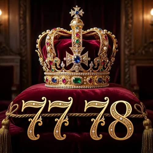 Majestic Golden Crown with Rich Jewels | Regal 77 & 78 Design