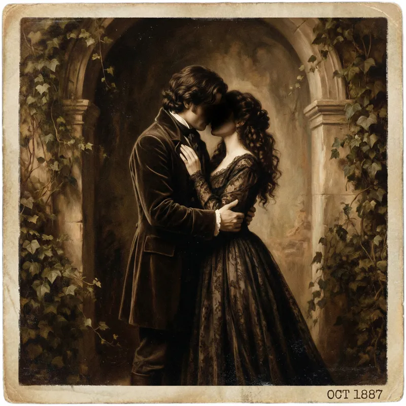 Eternal Love: Stefan Salvatore and Katherine Pierce in Passionate Embrace