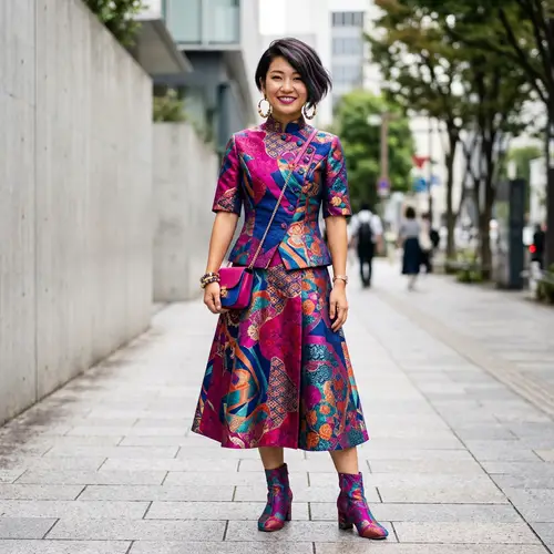Stylish Asian Woman in Unique Outfit | Individualistic Fashion