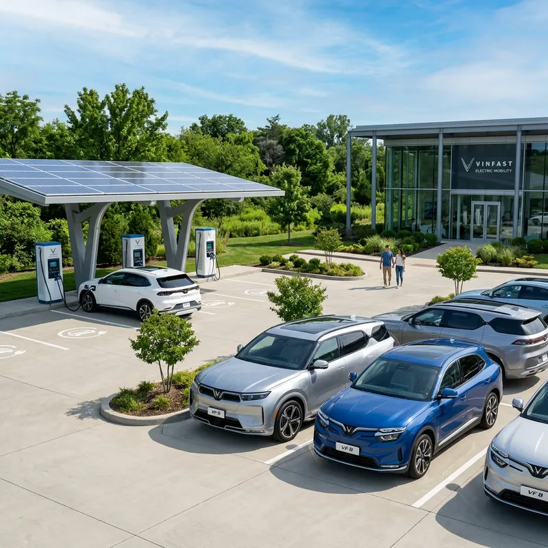 Vinfast Electric Cars - Futuristic Design Showcase