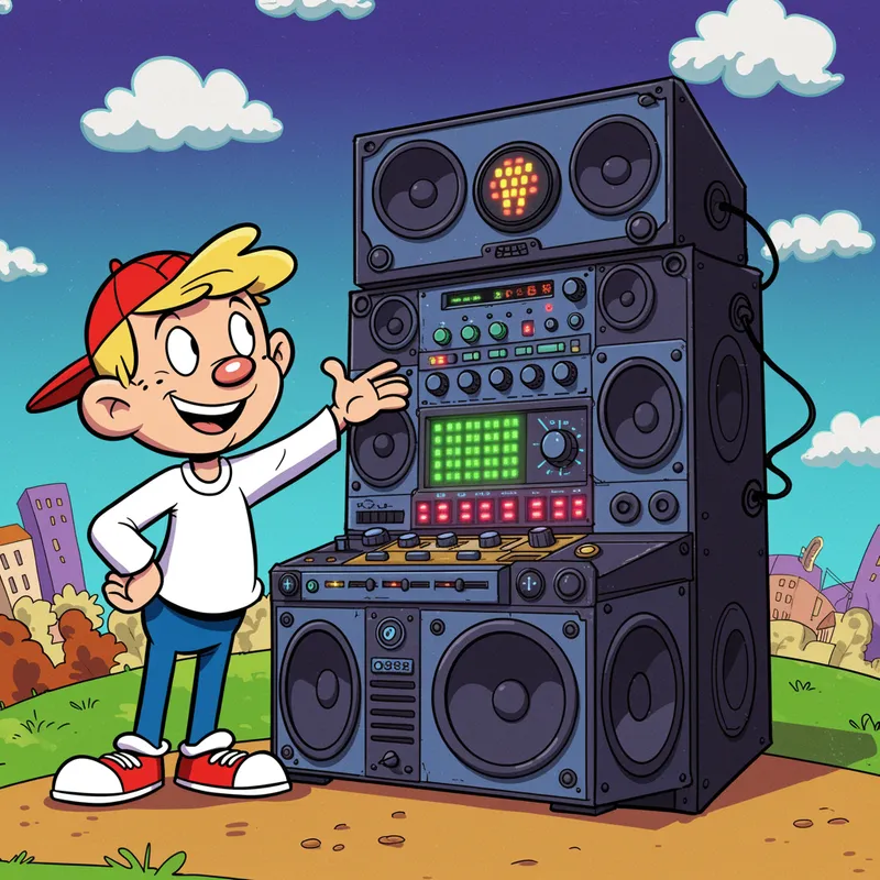 Titeuf with a Sound System: A Fun Vibe Titeuf with a Sound System: A Fun Vibe