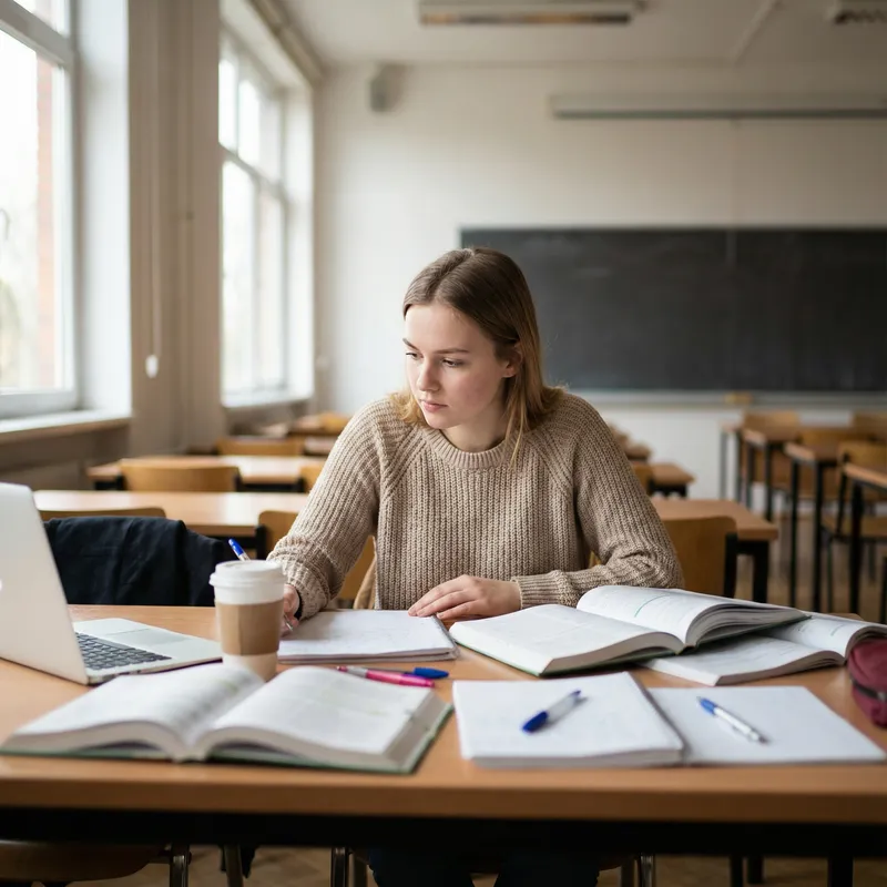 Captivating College Classroom Scene Captivating College Classroom Scene