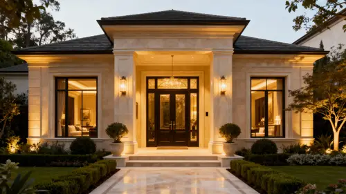 Beautiful Glamorous House Exterior & Interior Design