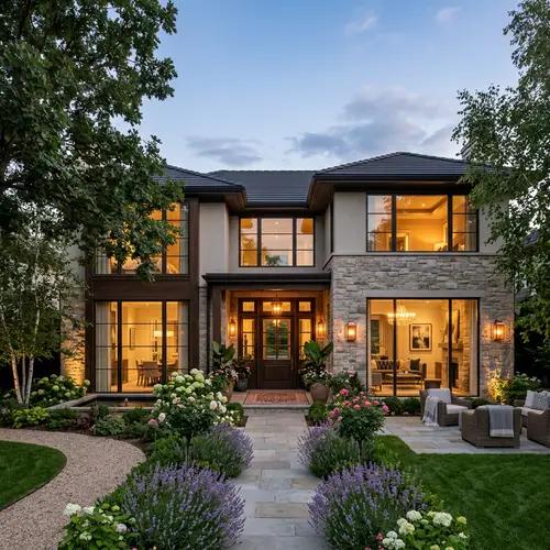 Beautiful Glamorous House Exterior & Interior Design