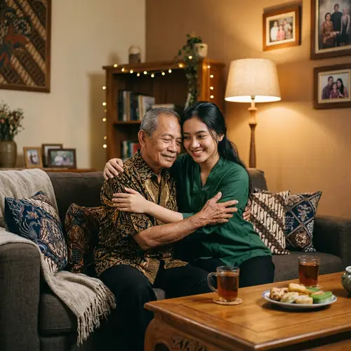 Embracing Cherished Moments in Indonesian Homes