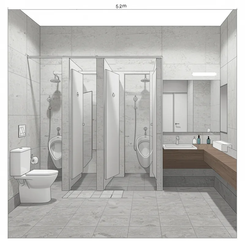 Designing a Functional Locker Room with Showers