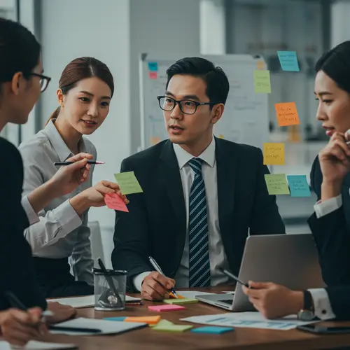 Professional Office Brainstorming Session