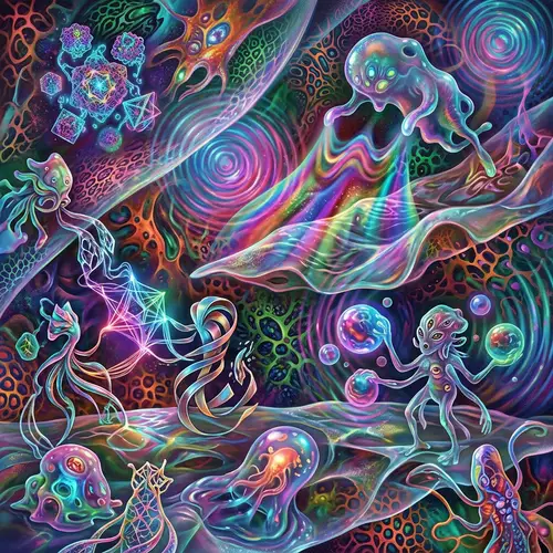 Psychedelic Aliens: A Cosmic Journey