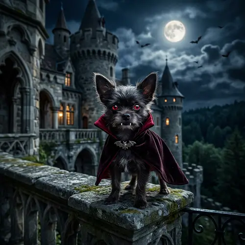 Vampire Chihuahua: Halloween Costume Ideas