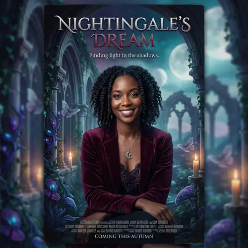Gothic Smile Movie Poster | Dream-like Female Character