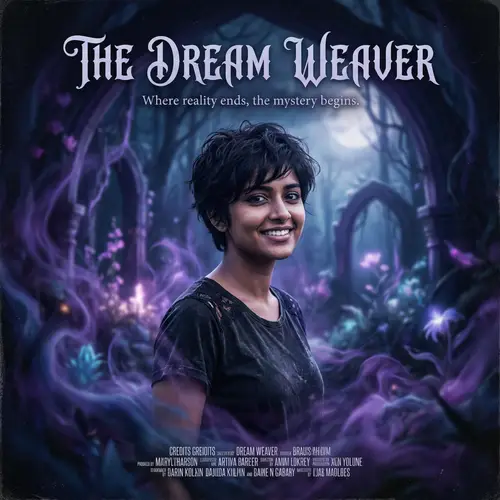 Slightly Gothic South Asian Female Movie Poster