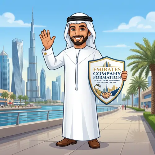 Emirati Mascot for Company Formation Brand