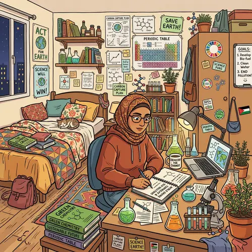 Meriem: Middle-Eastern Female Chemist Saving the World