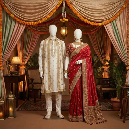 Exquisite Indian Ethnic Wear Showcase Layout