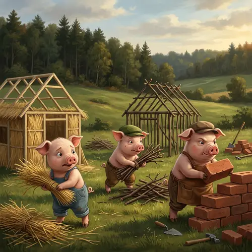 Protect Your Site: Three Little Pigs Building Houses