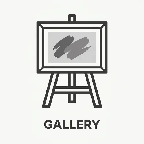 Gallery Icon: Simple & Neutral | Website Design