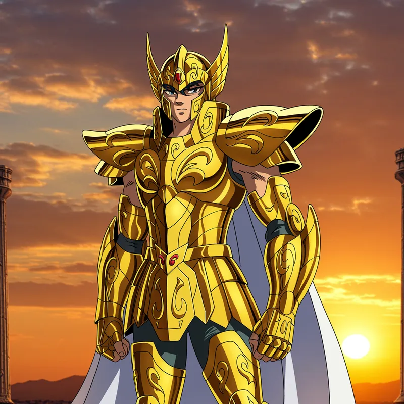 Golden Armor Knight - Saint Seiya Merchandise
