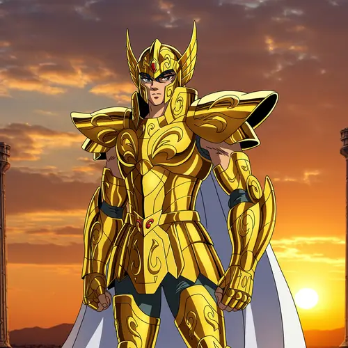 Golden Armor Knight - Saint Seiya Merchandise