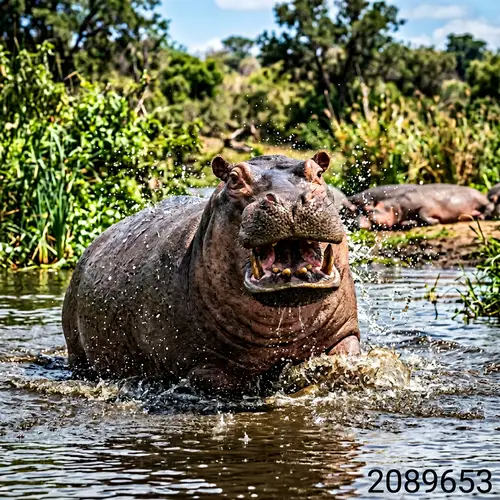Happy Fat Hippo: A Joyful Encounter