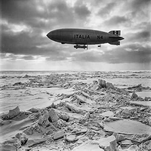 Airship ITALIA's Epic North Pole Journey - 1928