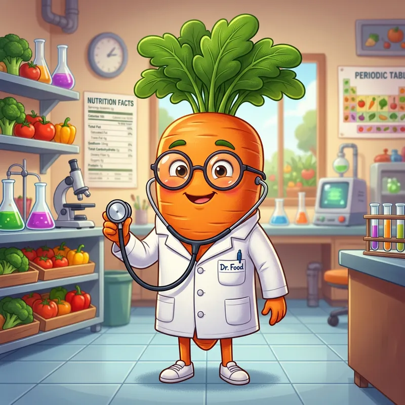 Meet Dr. Food: The Animated Carrot Doctor