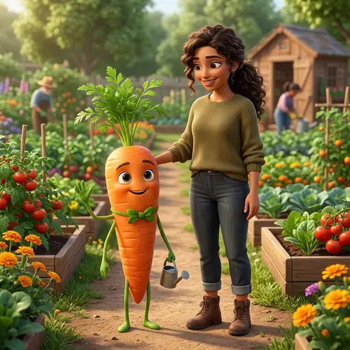 Delicious Dr. Food Adventures with Animated Carrots