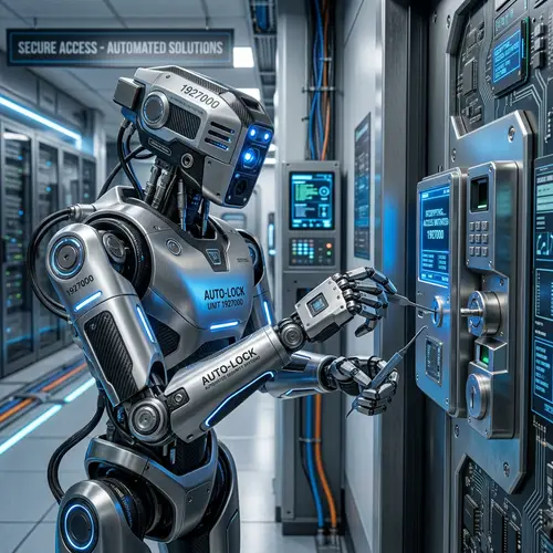 Futuristic Robot Locksmith: Automated Security Solutions