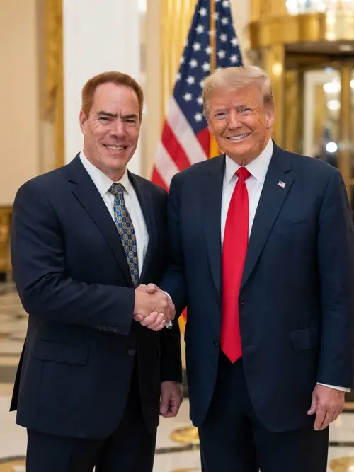 Photo: Shaking Hands with Donald Trump