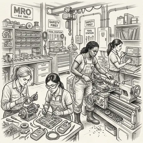 Women in Maintenance & Repair: Diverse Expertise at Work