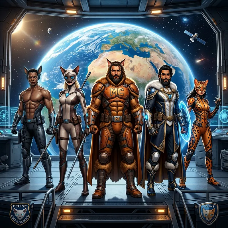 Superhuman Cat Heroes Defending Earth | Costumes and More