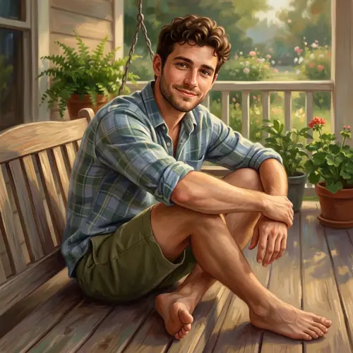 Portrait of a Young American Gay Man