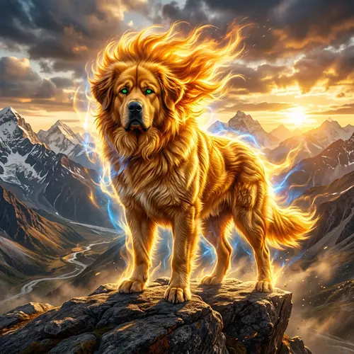Super Saiyan Dog Phase 3 - Majestic Power Unleashed