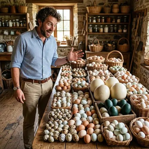Exploring Unique Egg Varieties: A Visual Delight